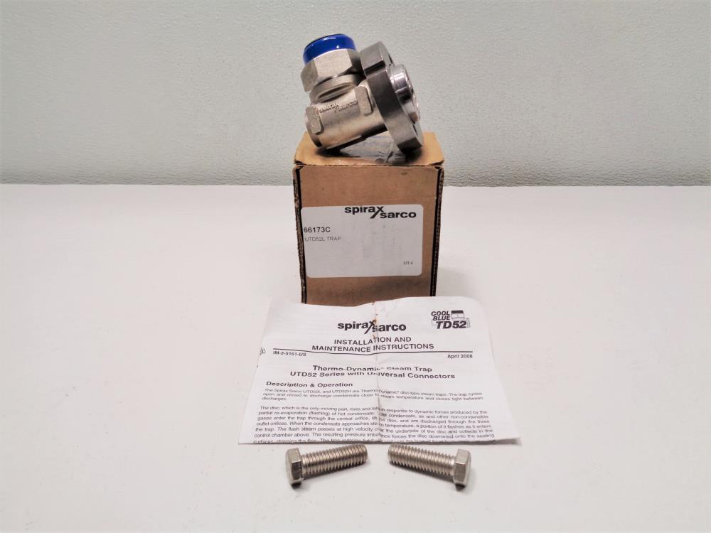 Spirax Sarco UTD52L Thermodynamic Steam Trap with Universal Connector #66173C